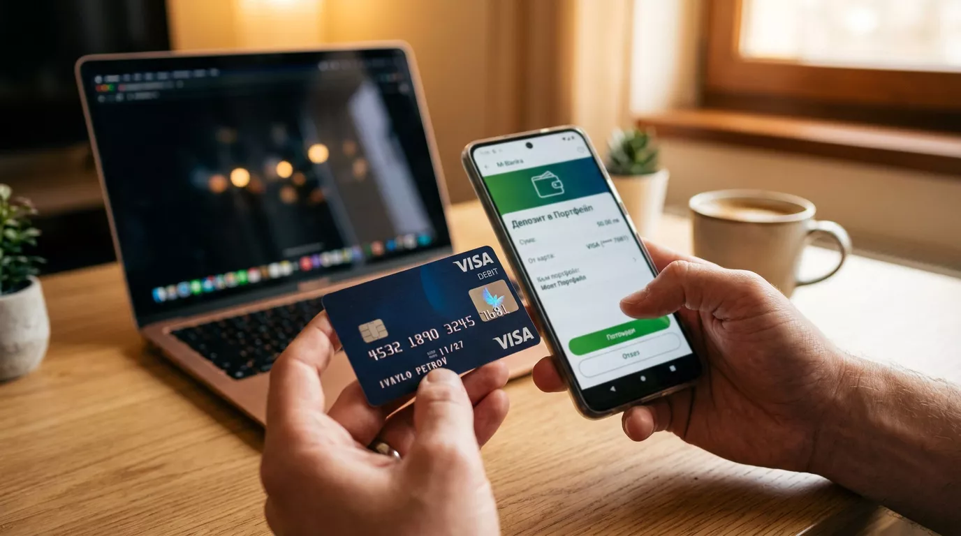 Попълване на EcoPayz Payz с кредитна и дебитна карта VISA MasterCard
